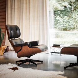 LOUNGE CHAIR OTTOMAN VITRA